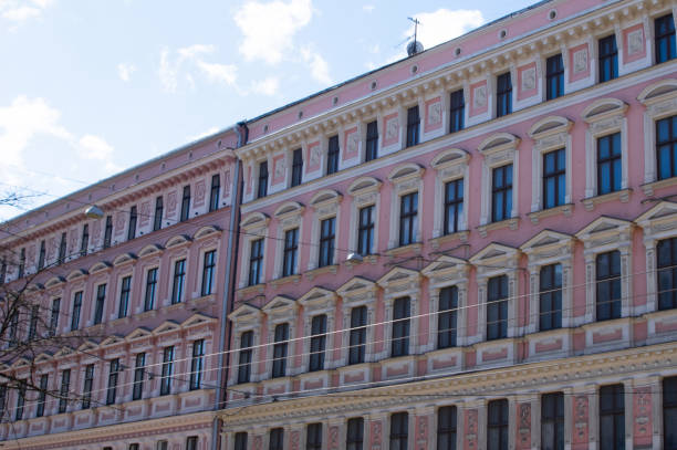 istock Building architecture in eastern Europe, Riga, Latvia 1318445892