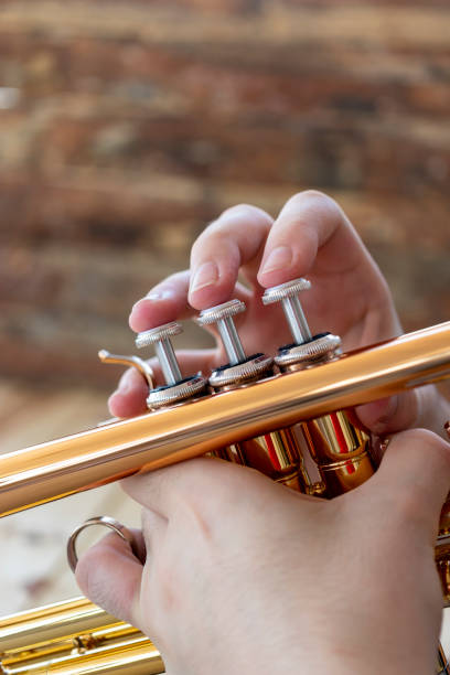 istock hands of boy playing trumpet, child's face not visible 1318449209