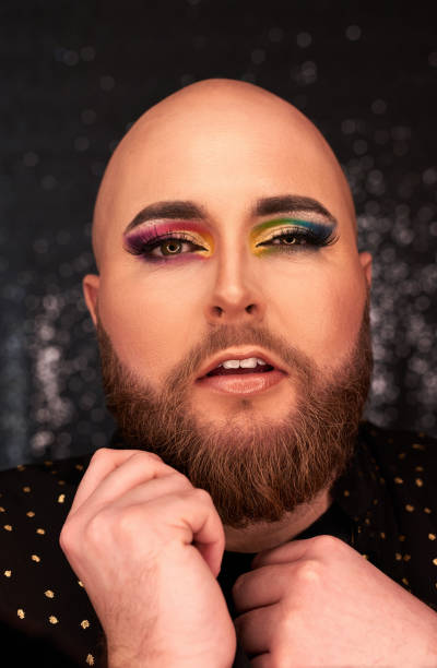 istock Shot of a young man wearing theatrical makeup in a studio 1318450276