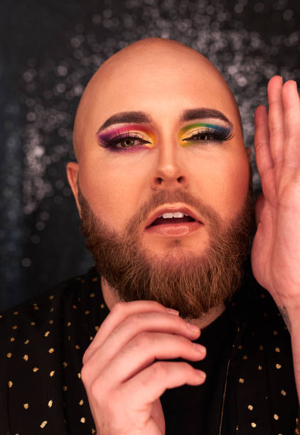 istock Shot of a young man wearing theatrical makeup in a studio 1318450280