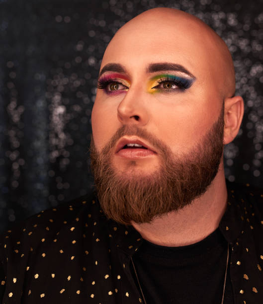 istock Shot of a young man wearing theatrical makeup in a studio 1318450295