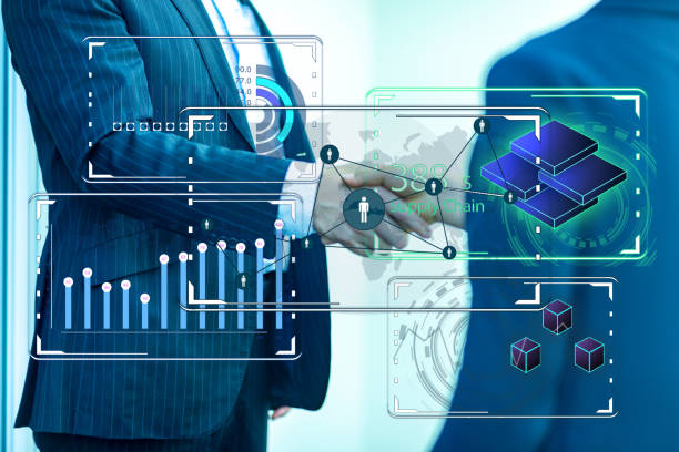 istock 5G and AI technology, Global communication network concept. Business graph. Global business. 1318453371