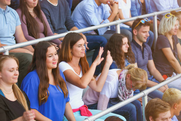 istock Young woman enjoying the performance 1318457211