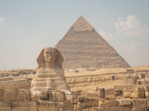 istock The Sphinx and Giza Pyramids, Egypt 1318459010
