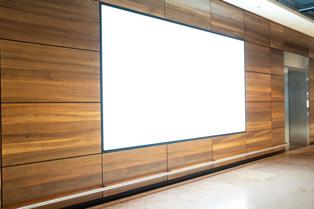 istock Modern Commercial Building Interior Blank Banner 1318461613