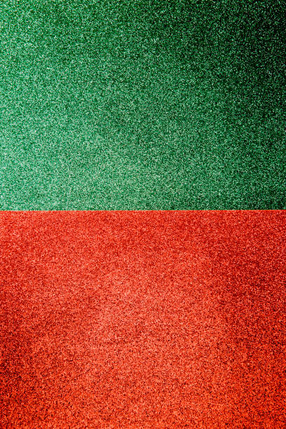 istock Shiny red and green background 1318462806
