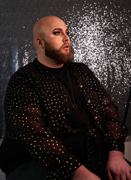 istock Shot of a young man wearing theatrical makeup in a studio 1318469498