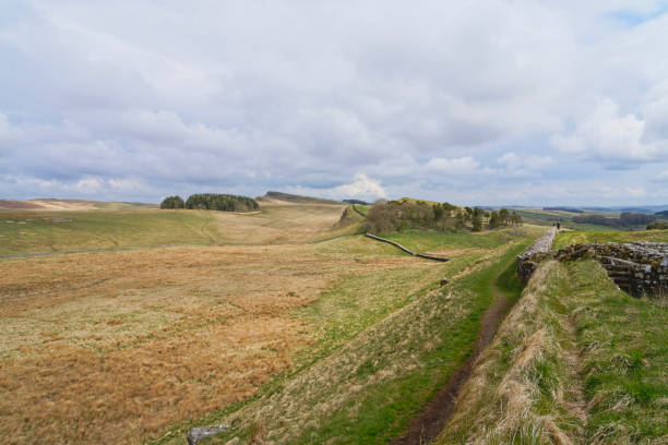 istock The remains of Hadrians Wall under a grey sky 1318469770