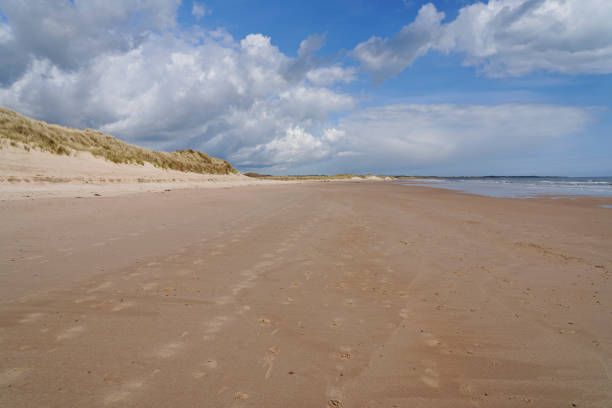 istock Wide, deserted beach at Druridge Bay, Morpeth 1318469787