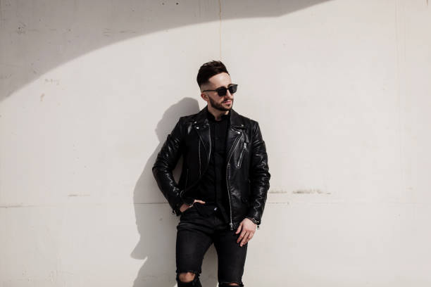 istock modern businessman wears a leather jacket 1318471324