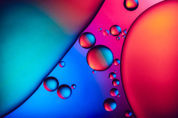 istock Colourful background with abstract shapes 1318472492