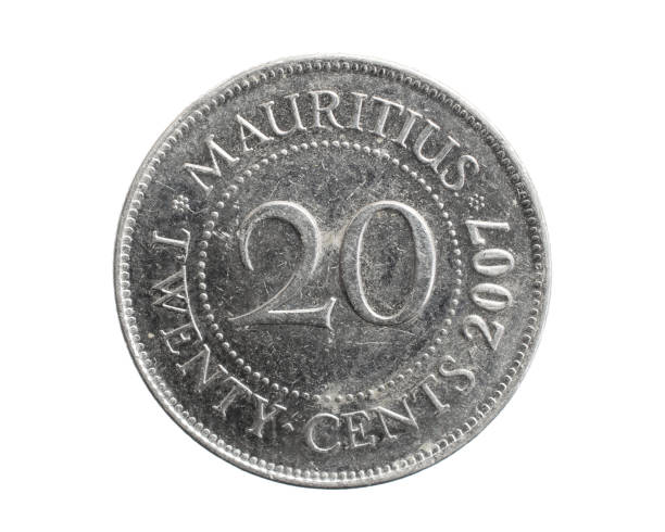 istock mauritius twenty cents coin on white isolated background 1318472553