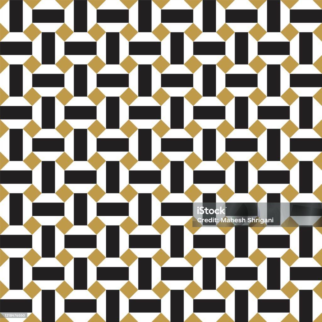Rectangular Octagon Background Line Octagon With Lines Seamless Pattern Background Stock Illustration ...