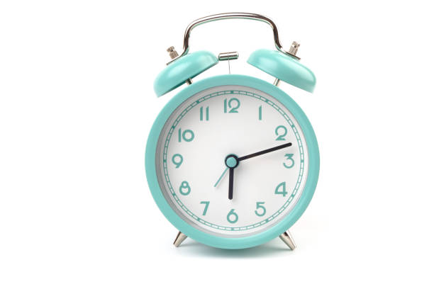 istock Old clock isolated on white  background with space for text. Concept of time 1318476595
