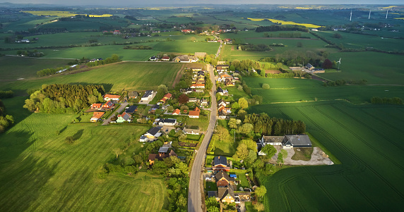 Typical Danish village