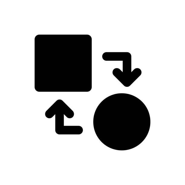Transform icon Transform icon (vector illustration) adapting stock illustrations