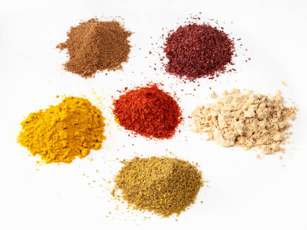 istock turmeric, nutmeg, sumac, ginger, paprika powders 1318484672