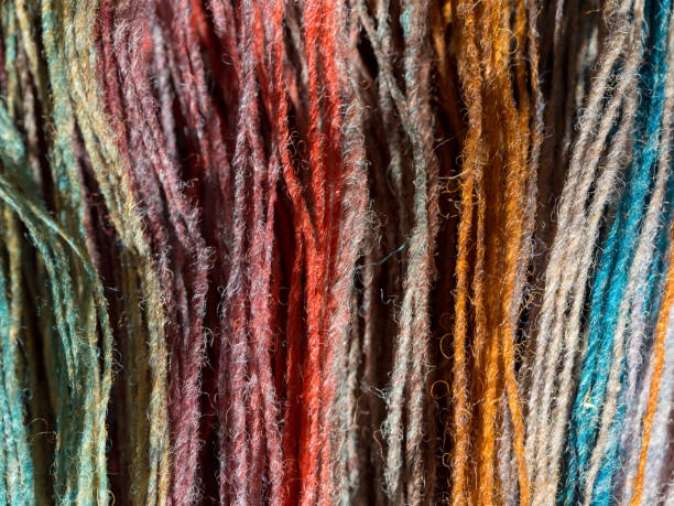 istock Yarn from natural natural material in various colors 1318485056