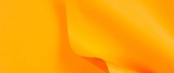 istock Abstract geometric shape orange color paper background 1318487837