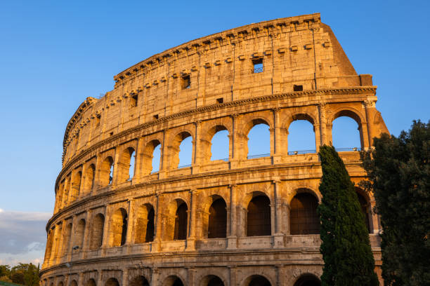 istock Sunset at the Colosseum in Rome 1318488322