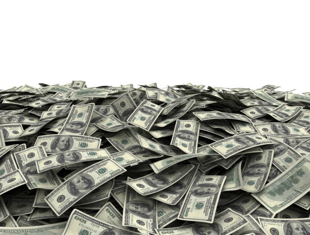 istock US dollar cash pile isolated on white background 1318491093