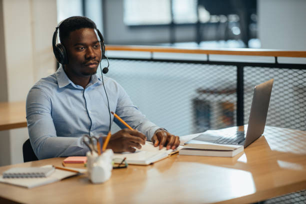 istock Businessman working in the office 1318492543