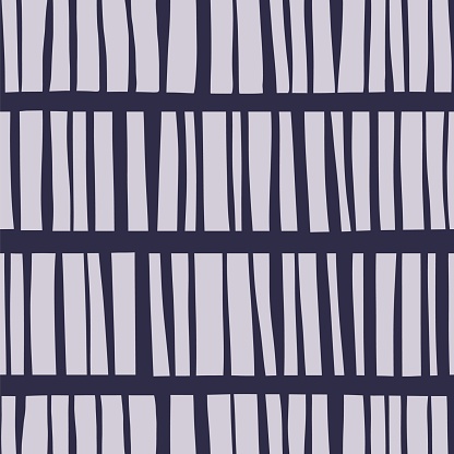 Vectical stripes seamless pattern. Vector geometry repeat simple design. Modern line ornament for fabric.