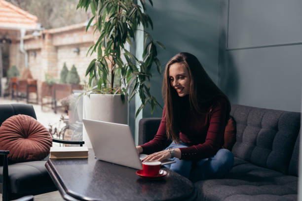 istock woman enjoying time at home 1318502132