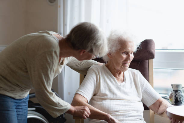 istock Kind care for senior woman 1318507748
