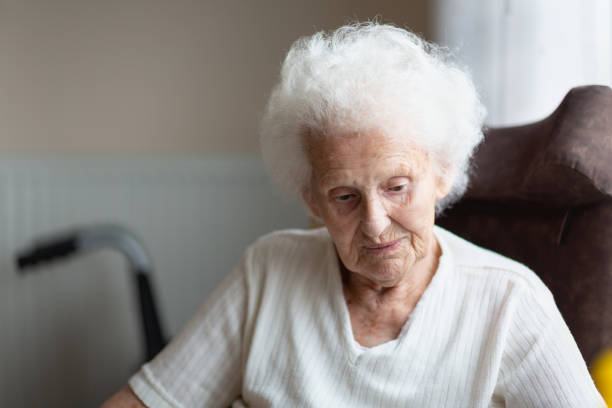 istock depressed senior woman in her nineties 1318507915
