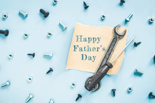 istock Happy Father's Day card. 1318509264
