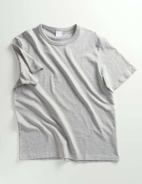 istock Gray t-shirt template, mockup 1318516986