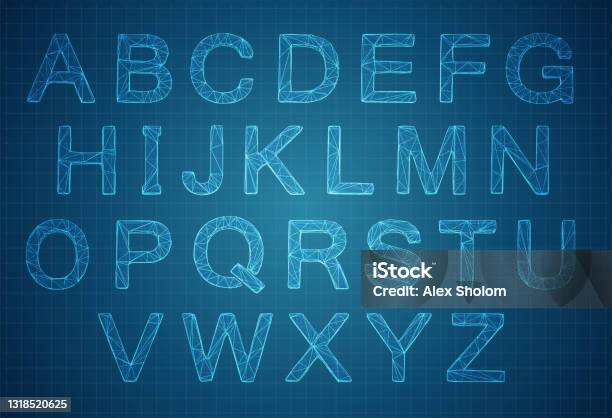 Three Letter Vector Vector Set Of Letters Ready Alphabet 3d Style Stock Illustration ...