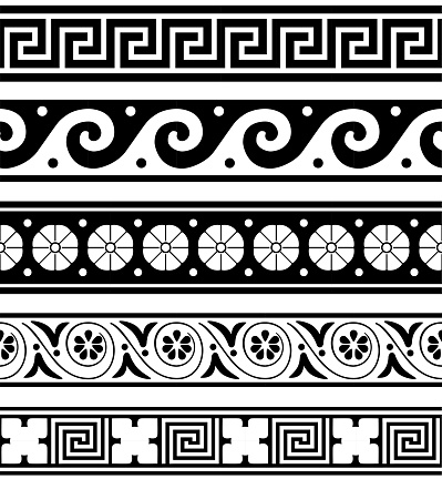 Greek Pottery Pattern Collection
