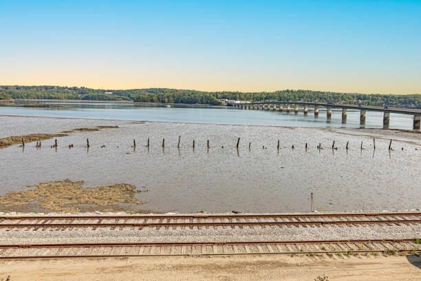 bridge at Wiscasset crossing the Sheepscot River, Maine