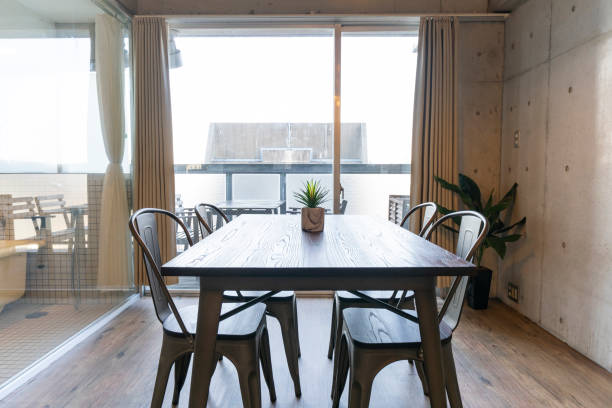 istock A table placed by the window in the living room 1318549784