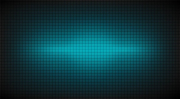 ilustrações de stock, clip art, desenhos animados e ícones de led screen texture. lcd digital background. vector illustration. - blue plasma