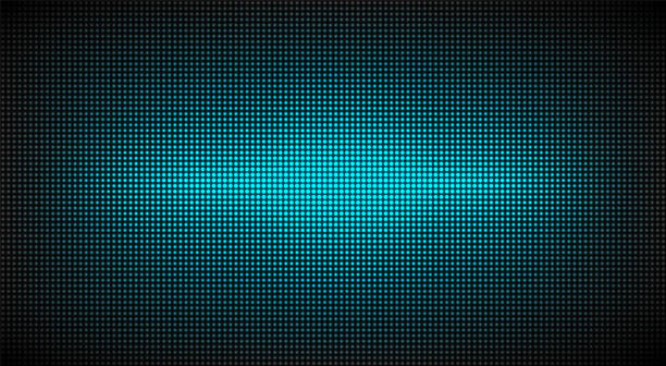 Led screen texture. Lcd digital background. Vector illustration. Led screen texture. Lcd monitor. Analog digital TV display. Turquoise television videowall. Electronic diode effect. Projector grid template. Vector illustration. chalkboard visual aid illustrations stock illustrations