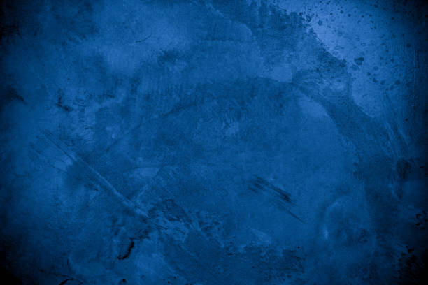 istock Old wall pattern texture cement blue dark abstract  blue color design are light with black gradient background. 1318558602