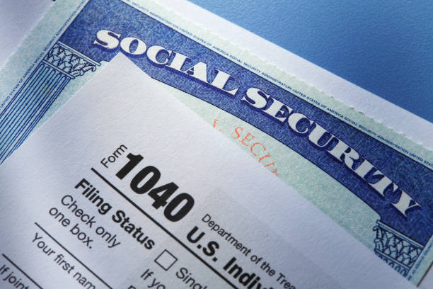 istock Social Security And Taxes 1318560341