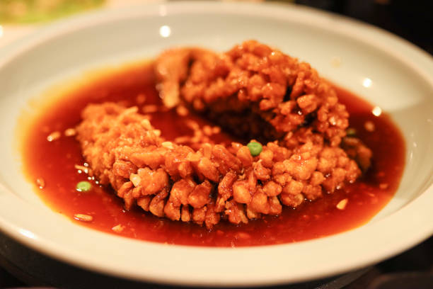 Korean Deep Fried Chicken with Garlic Sauce