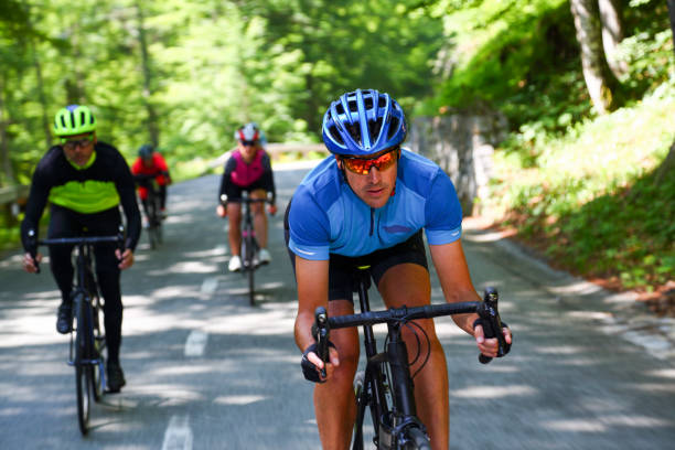 istock Group of friends cycling 1318583742