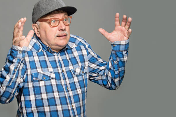 istock Portrait of elderly man over 1318584533