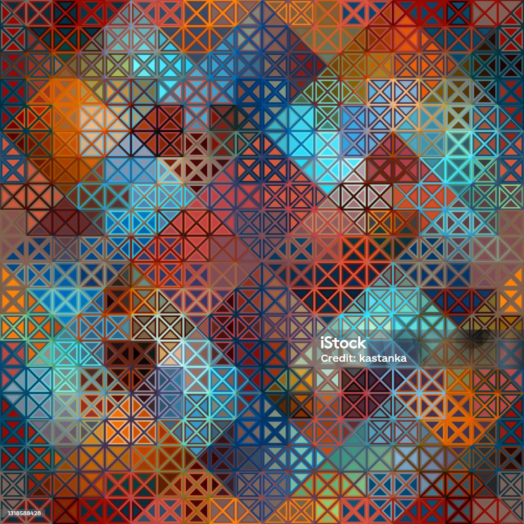 Geometric Poly Patterns Geometric Abstract Pattern In Low Poly Style Stock Illustration ...