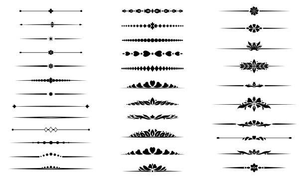 Design elements for invitations and holiday cards.