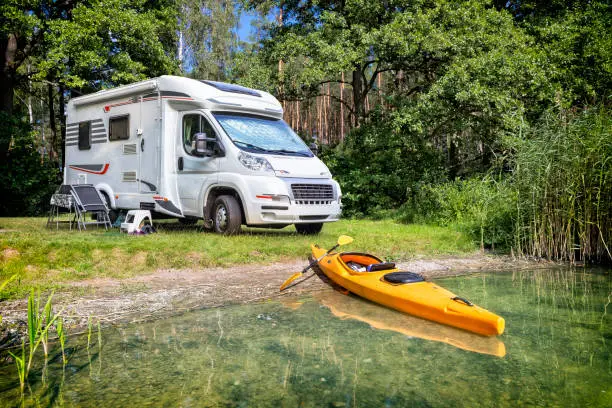 Holidays in Germany - summer recreation at the lake, Mecklenburg-vorpommern