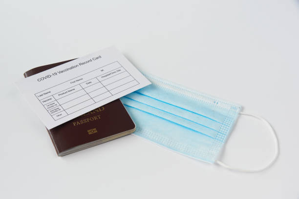 istock Concept of new normal travel after vaccination. 1318603549