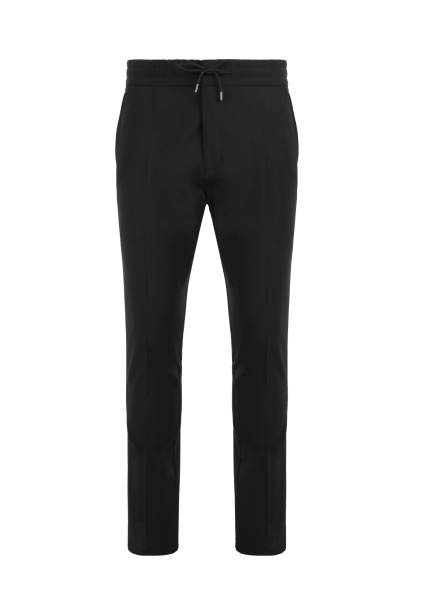 istock Black men's sport pants 1318603800