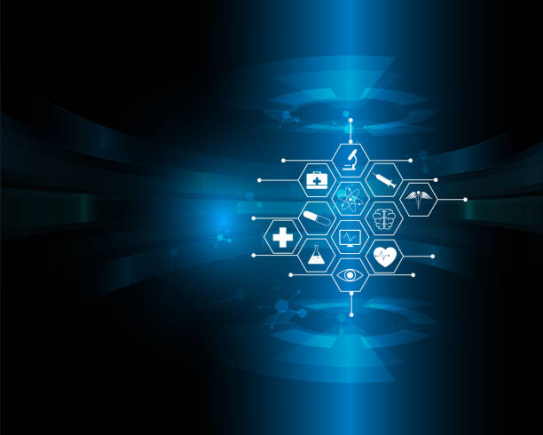 istock Healthcare icon pattern and medical innovation concept 1318608170