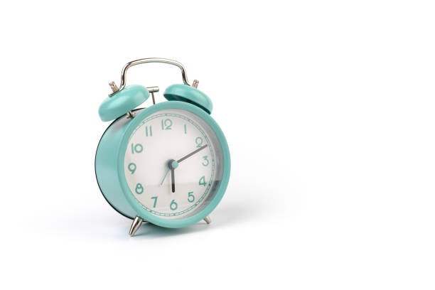 istock Old clock isolated on white  background with space for text. Concept of time 1318609951